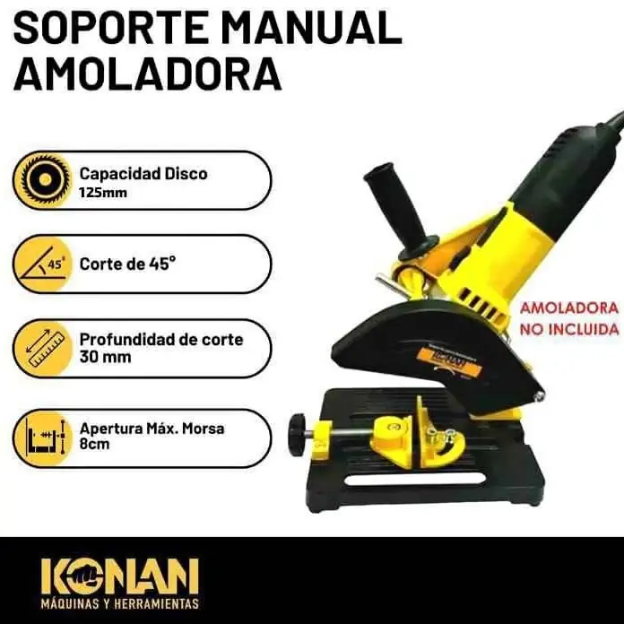 Soporte para Amoladora 125mm Konan