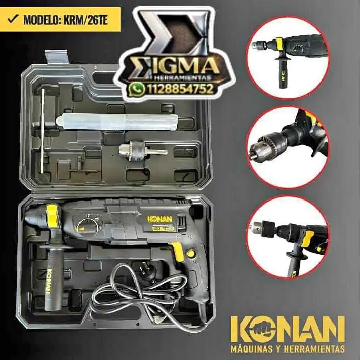 Rotomartillo de 850w 2,5j KONAN