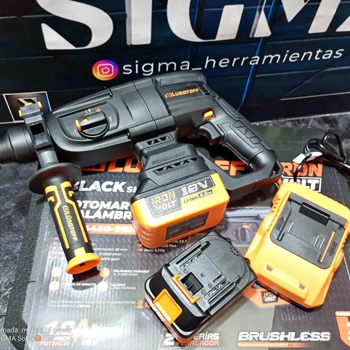 Rotomartillo inalámbrico 18v Lusqtoff
