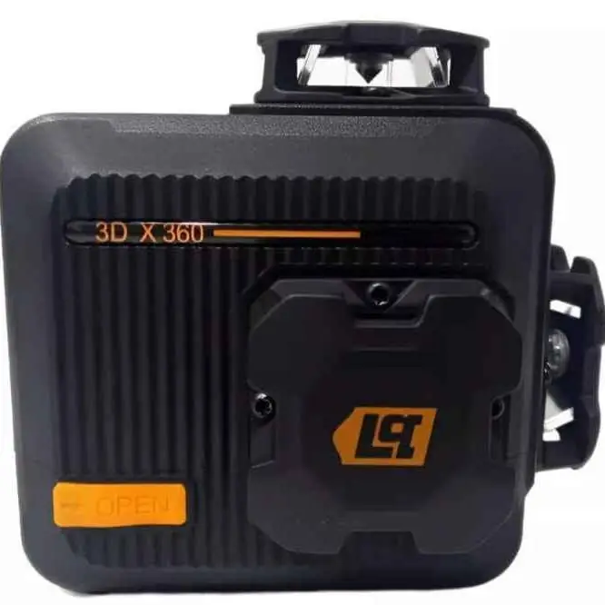 Nivel Laser 3 Lineas 360° Verde 40mts Lusqtoff Black Series