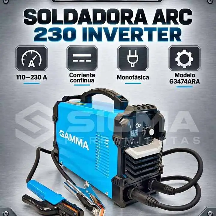 Soldadora Inverter de 230amp GAMMA