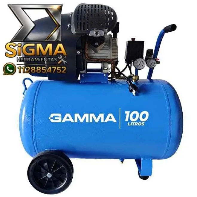Compresor bicilíndrico 100 L 3 HP gamma