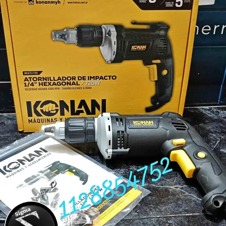 Atornillador Eléctrico Durlero de 720w KONAN