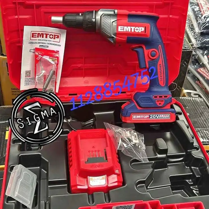 Atornillador inalámbrico para Durlock 20v EMTOP