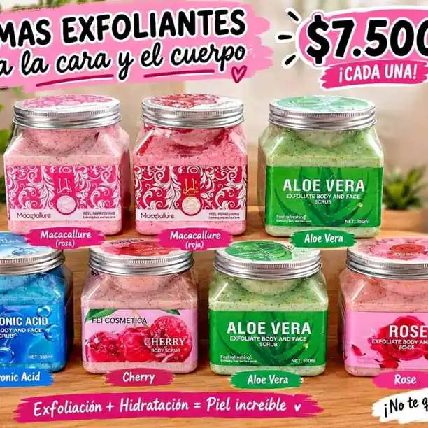 Cremas exfoliante corporal