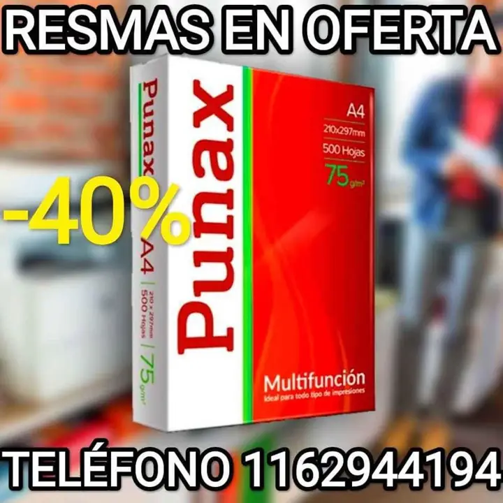 Resmas A4 Oportunidad Liquidación Total de Stock al Mejor Precio Todas las Marcas Envíos