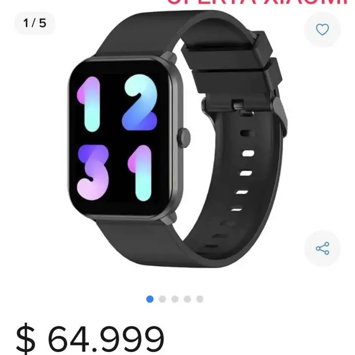 Smartwatch Imilab W01 Reloj Deportivo O para Uso Diario Marca Premium de Xiaomi Oportunidad Nuevo