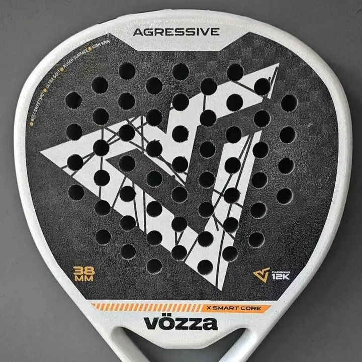 Vozza Pádel 12k Carbón Rugoso Diamante Potencia Control Marco Carbono 3k 100% Oportunidad Envíos