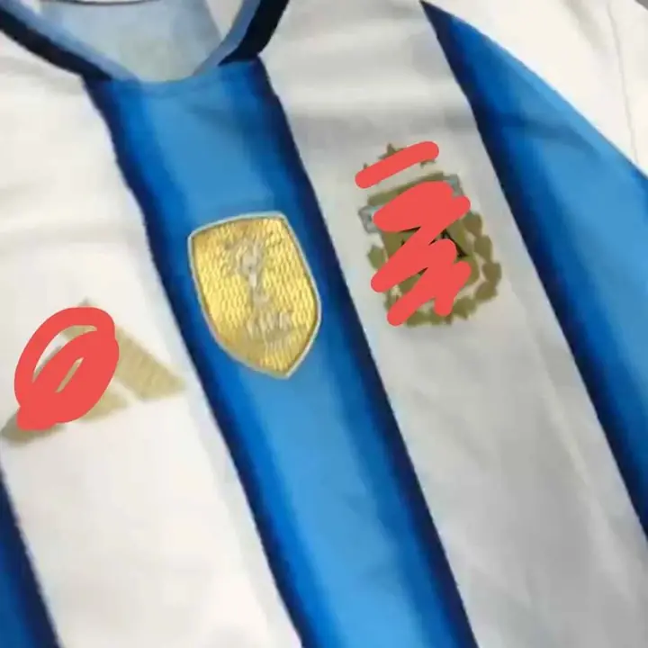 Remeras Celestes y Blancas con Dorado