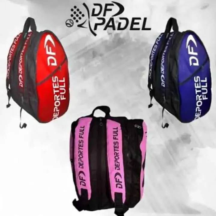 Bolso Pádel 6 Paletas más Bolsillo DF Deportes Full Rojo