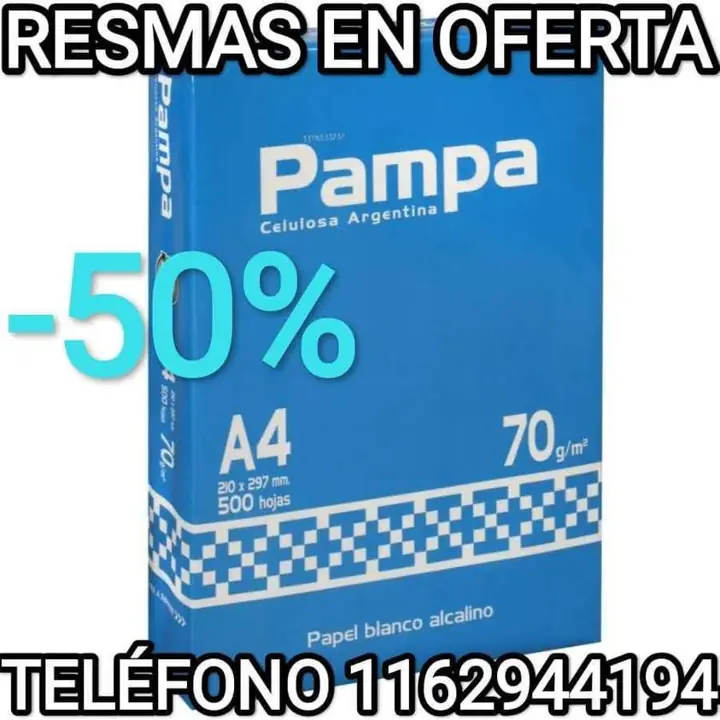 RESMAS A4 OFERTA Liquidación de Stock al Mejor Precio Todas las Marcas Envíos