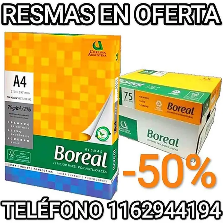 Resmas A4 Oportunidad al Mejor Precio Liquidación de Stock