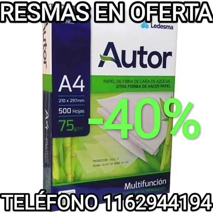 RESMAS A4 Liquidación de Stock al Mejor Precio Oportunidad Todas las Marcas Envíos