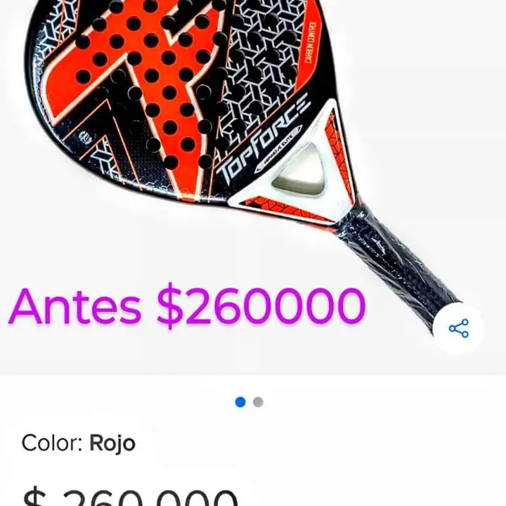 Paleta Foam Full Carbono 3k Lagrima Diamante Rugosa Más Potencia Control Antivibración
