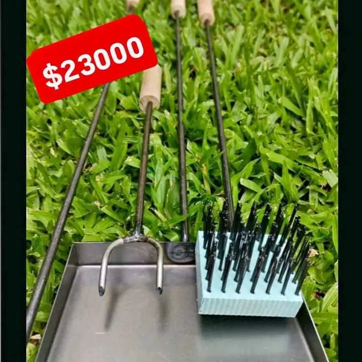 Juego para parrillas x 4 piezas