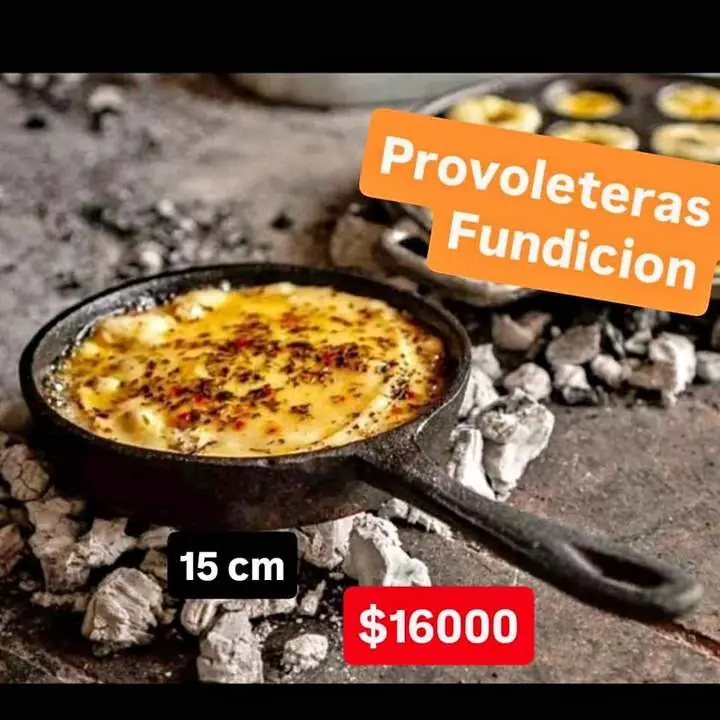 Provoleteras y sartenes de fundicion