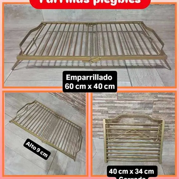 Parrilla plegable especial para camping y pesca