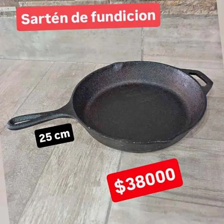 Sartén de fundicion