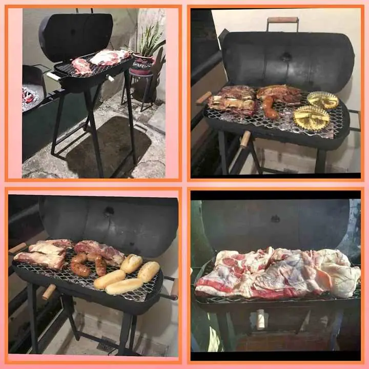 Mini chulengo con foguerito desmontables y patas desmontables