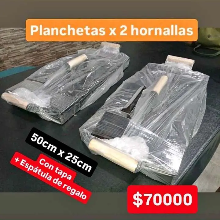 Plancheta para 2 hornallas
