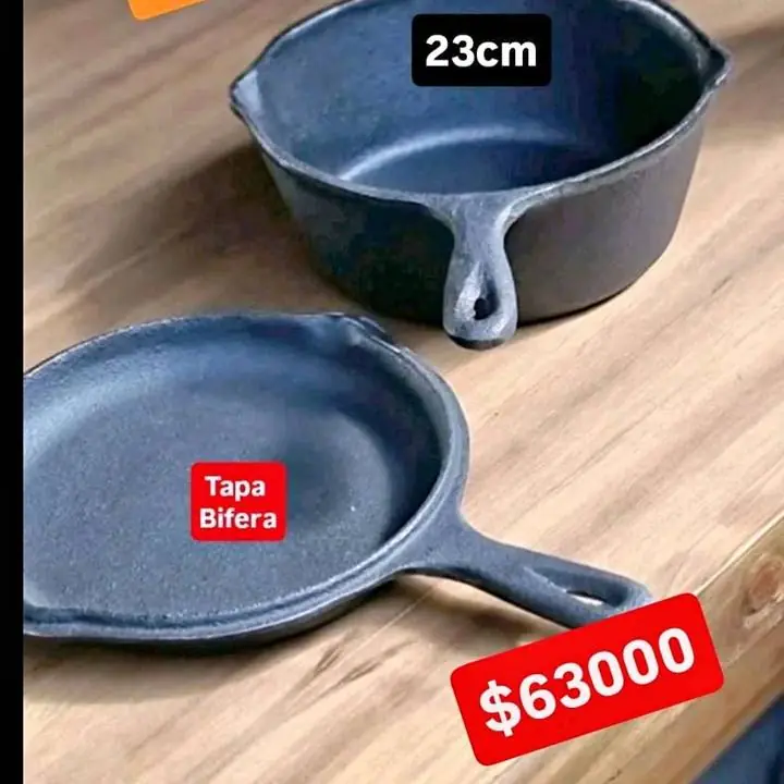 Olla cacerola de fundición con tapa Capacidad 2 litros Horno holandes