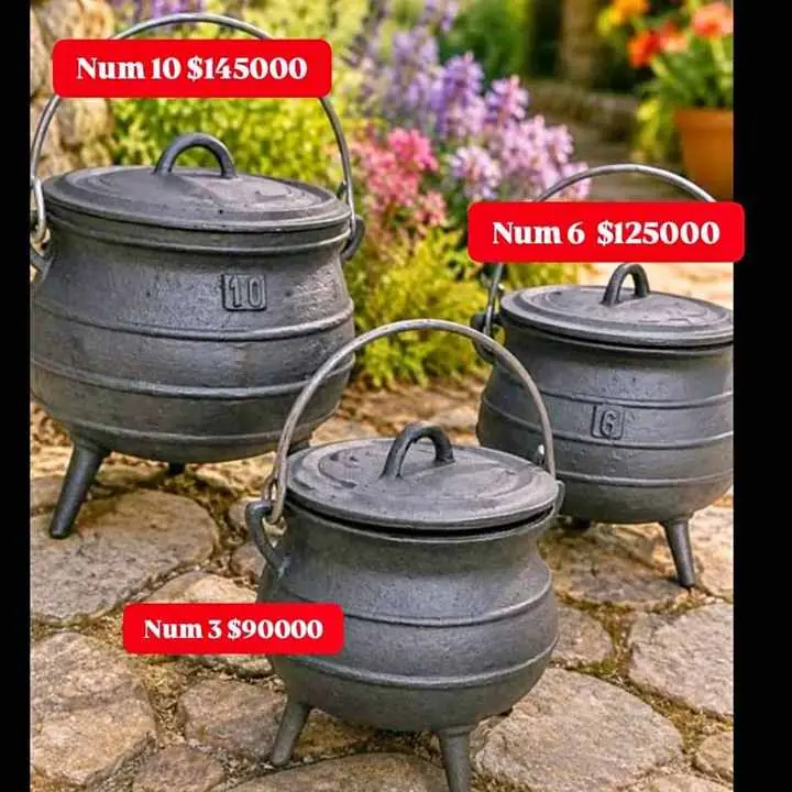 Ollas calderas de fundicion
