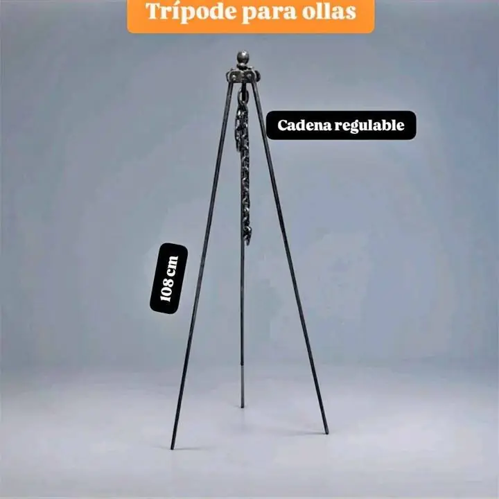 Trípode para olla caldera
