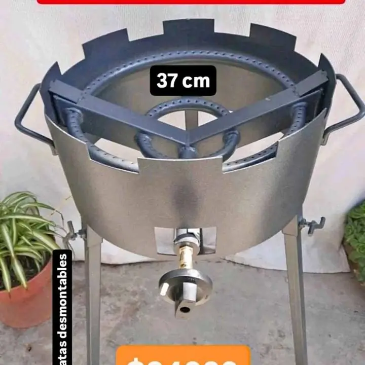 Anafe mechero para discos de arado 37 cm de diametro