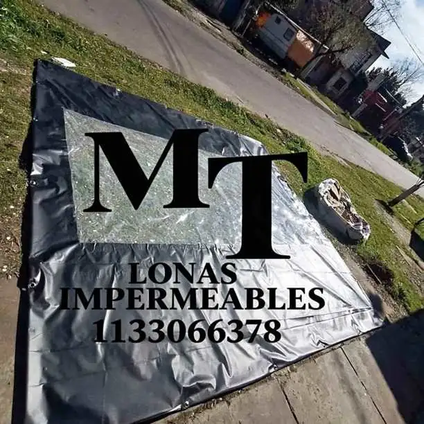 Lona con cristal de pvc ojales incluidos