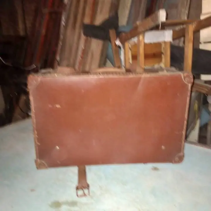 Valijas de cuero Vintage usadas
