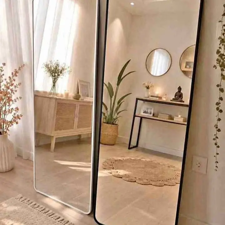 Espejo Rectangular con Borde de PVC