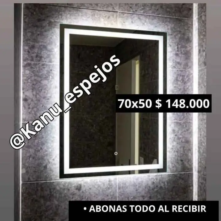 Espejo para Baño Touch Esmerilado