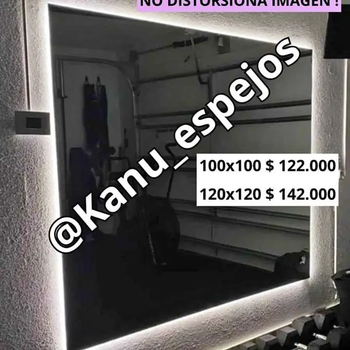 Espejo Cuadrado Led