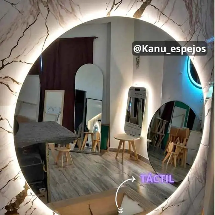 Espejo Redondo con luz led