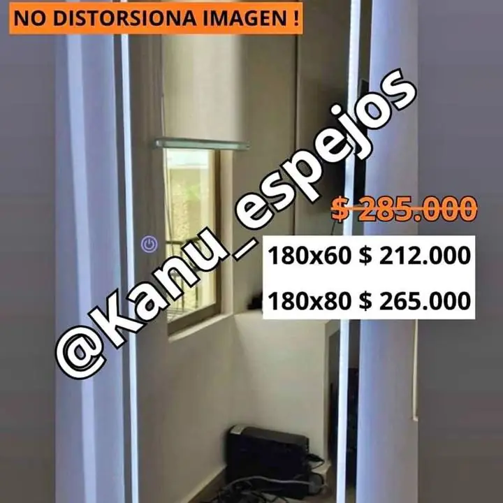 Espejo sistema Touch Esmerilado