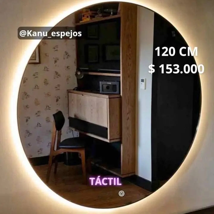 Espejo Circular Touch