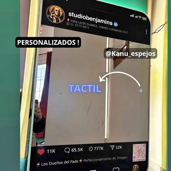 Espejo Personalizado Instagram