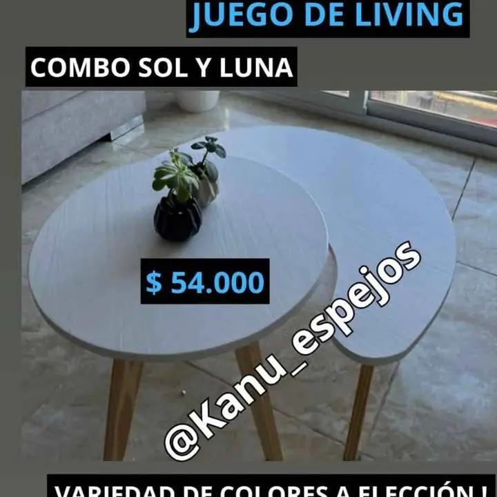 Juego de Living Combo sol y Luna
