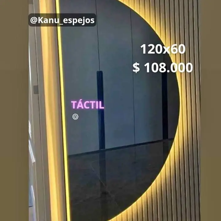 Espejo Medialuna Touch