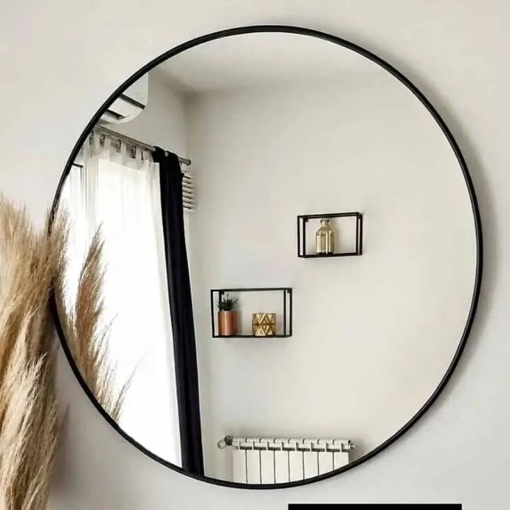 Espejo Circular % Cristal