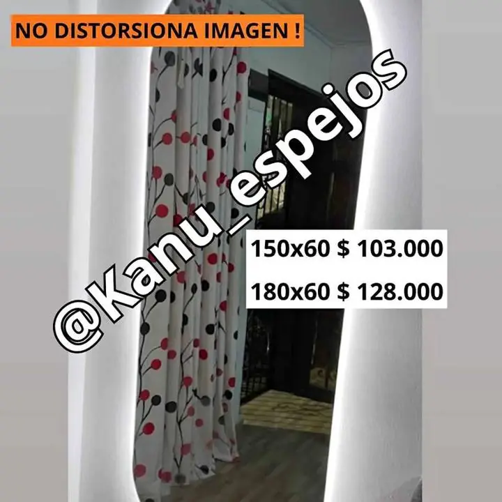 Espejo Vestidor Led envíos a domicilio