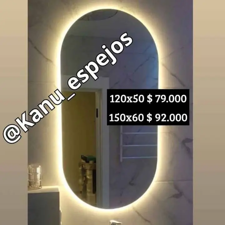 Espejo Píldora Led