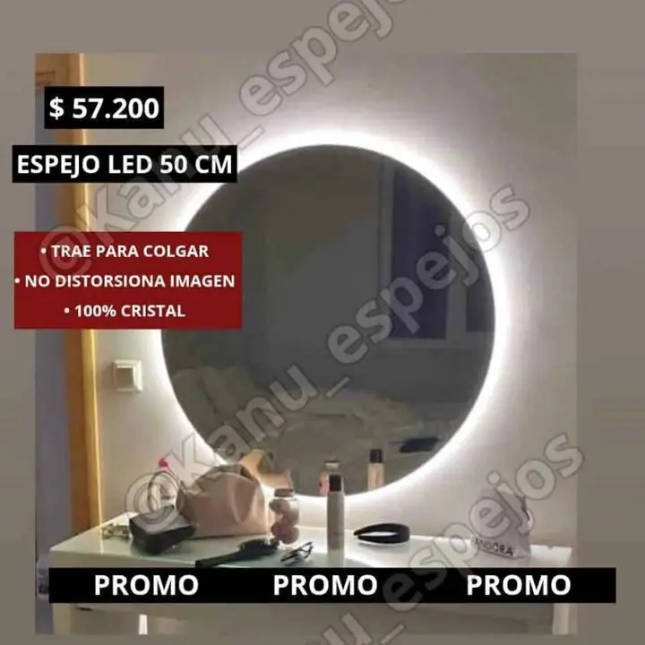 Espejo Circular Led