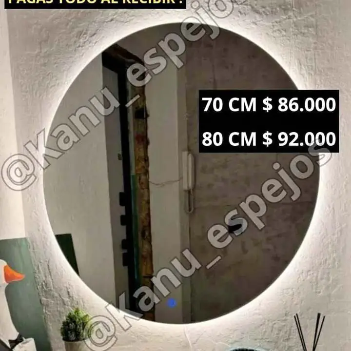 Espejo Circular Sistema Touch PROMO