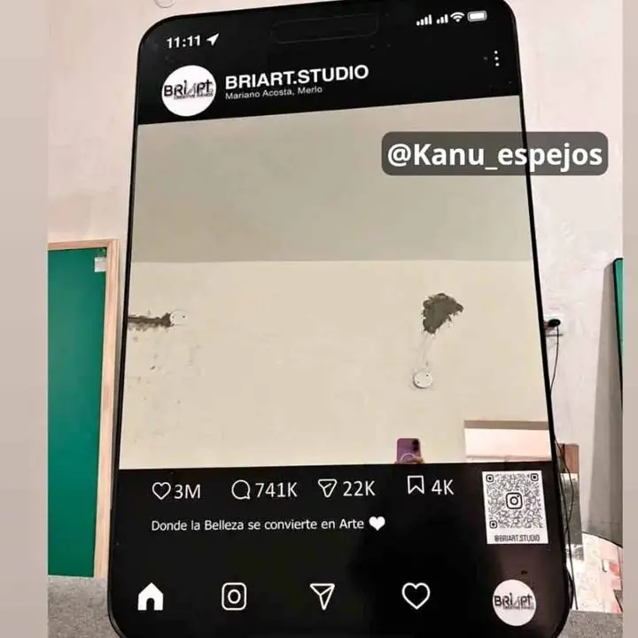 Espejo Instagram Personalizado