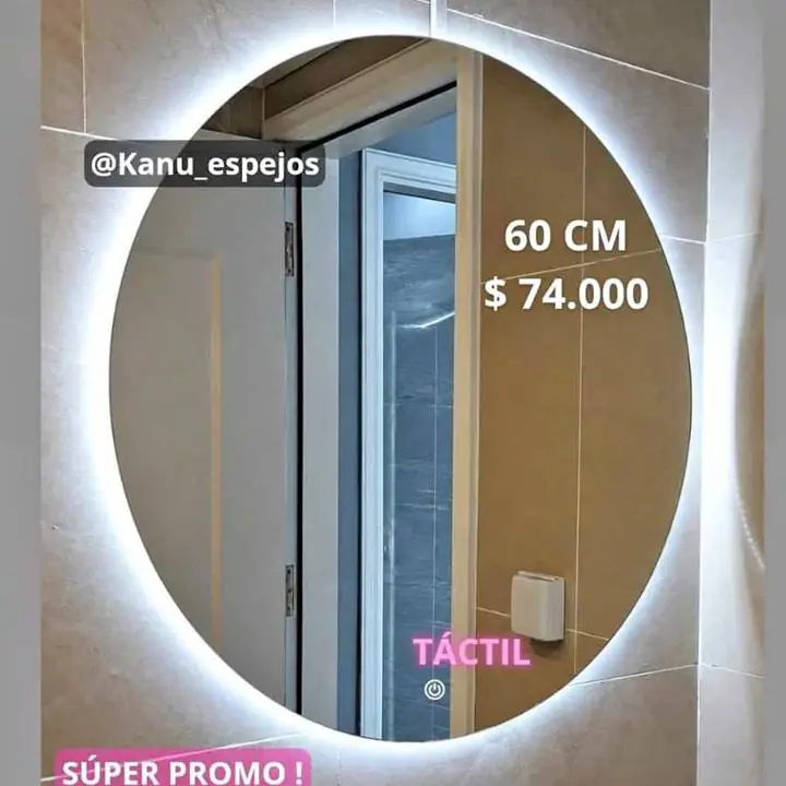 Espejo Circular Touch envios a domicilio