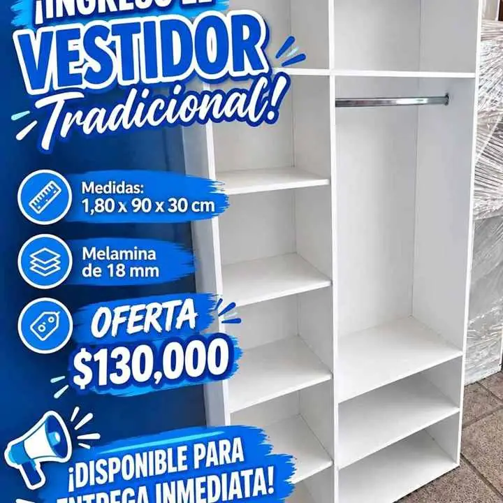 Placard Vestidor Tradicional