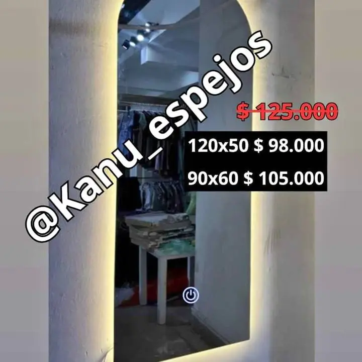 Espejo Arco Vestidor Touch