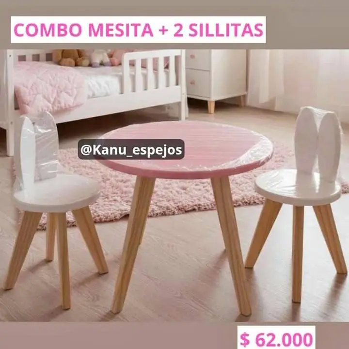 Mesa + 2 sillitas Entrega inmediata