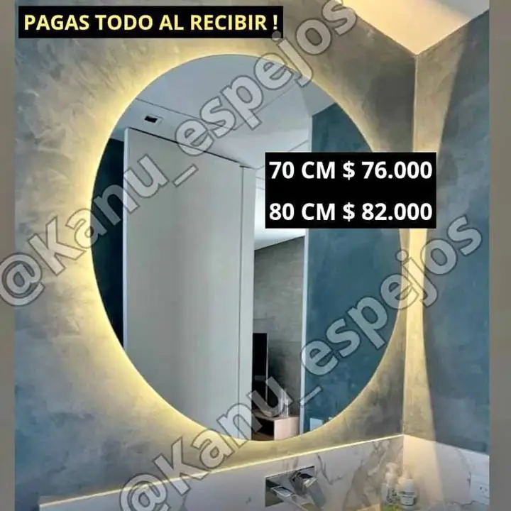Espejo Circular Led super promoo